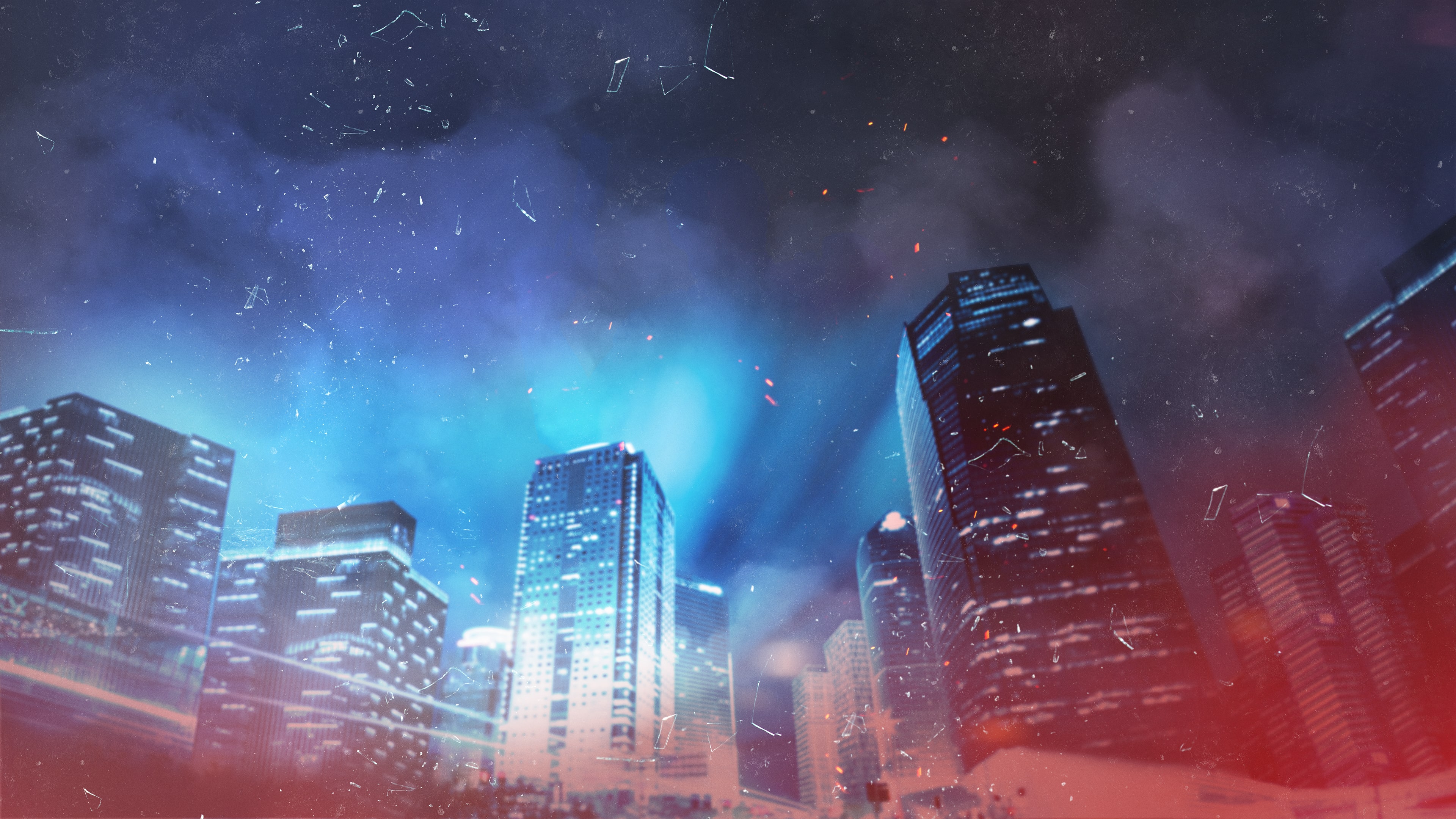 Characterless Cities RoboCop: Rogue City 4K characterless background by wallpaper-background ...