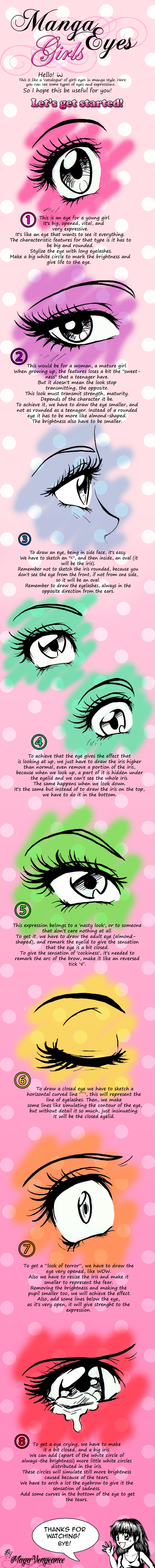 Manga girl eyes - 'tutorial'