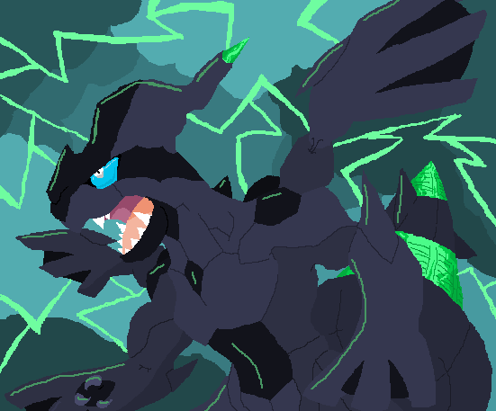 Shiny Zekrom by Phatmon on DeviantArt