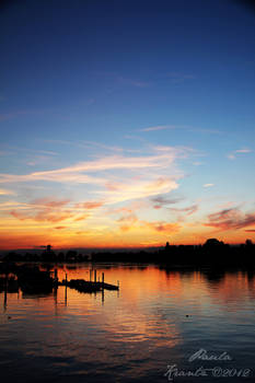 Sunset over Bodensee