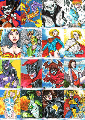 DC THE WOMEN OF LEGEND SKETCH CARDS 17-32