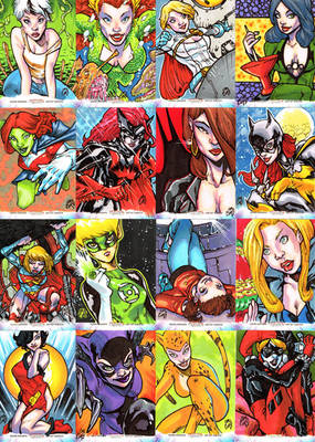 DC THE WOMEN OF LEGEND SKETCH CARDS 33-48