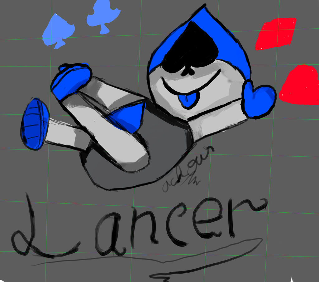Delta Rune Lancer Lancer (DELTARUNE) by SuperSans78 on DeviantArt