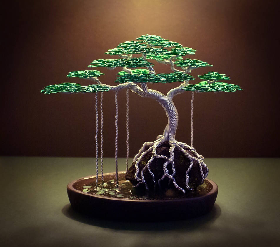 Wire Bonsai Tree Sculpture made by Steve Bowen by BowenBonsai on DeviantArt