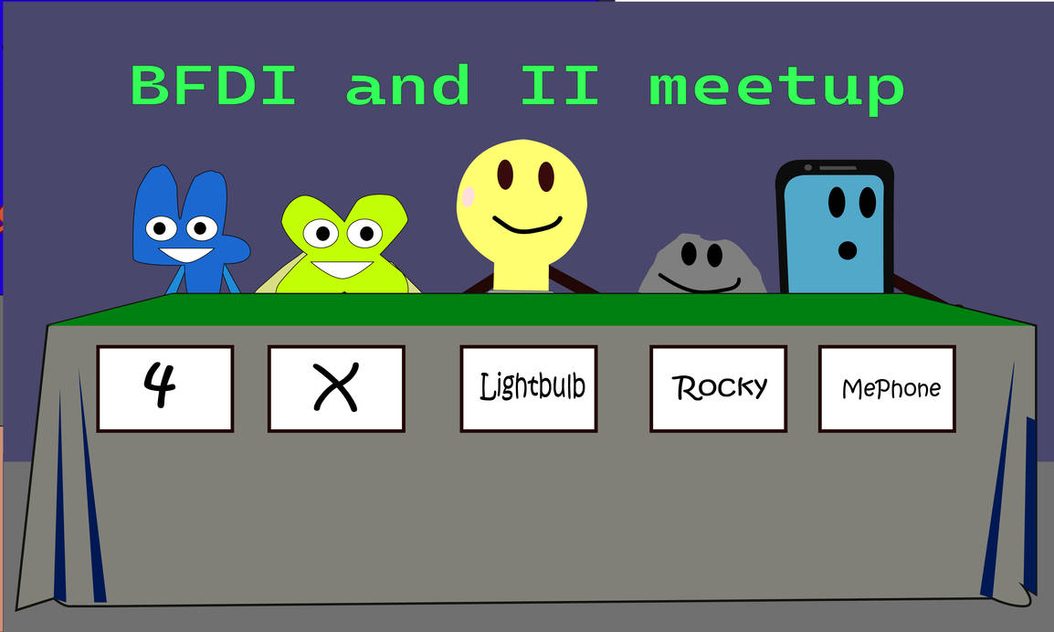 BFDI and II meetup 1 by monks15 on DeviantArt