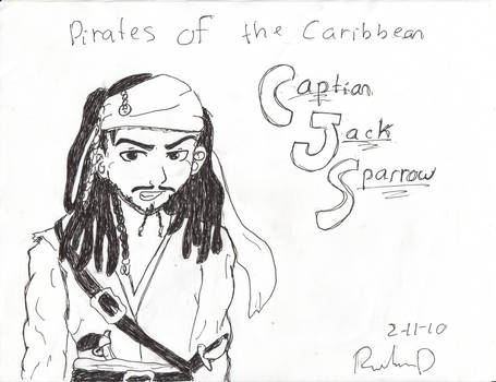 Early attemt at Captian Jack Sparrow