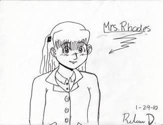 My old teacher ms Rhodes