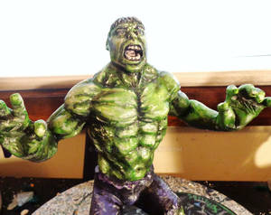 The Hulk Sculpt WIP almost finished