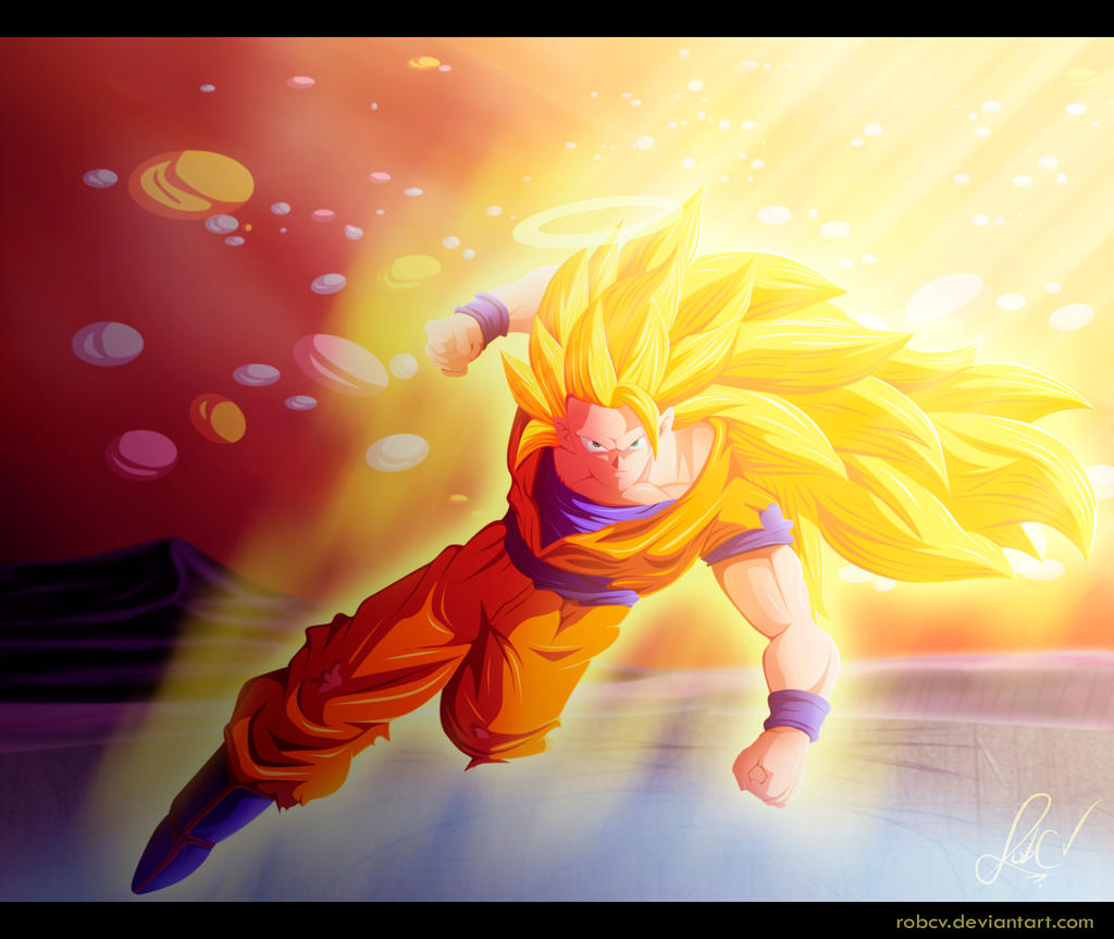 Goku Super Saiyan 3 By RobCV On DeviantArt goku-super-saiyan-3-by-robcv-on-deviantart