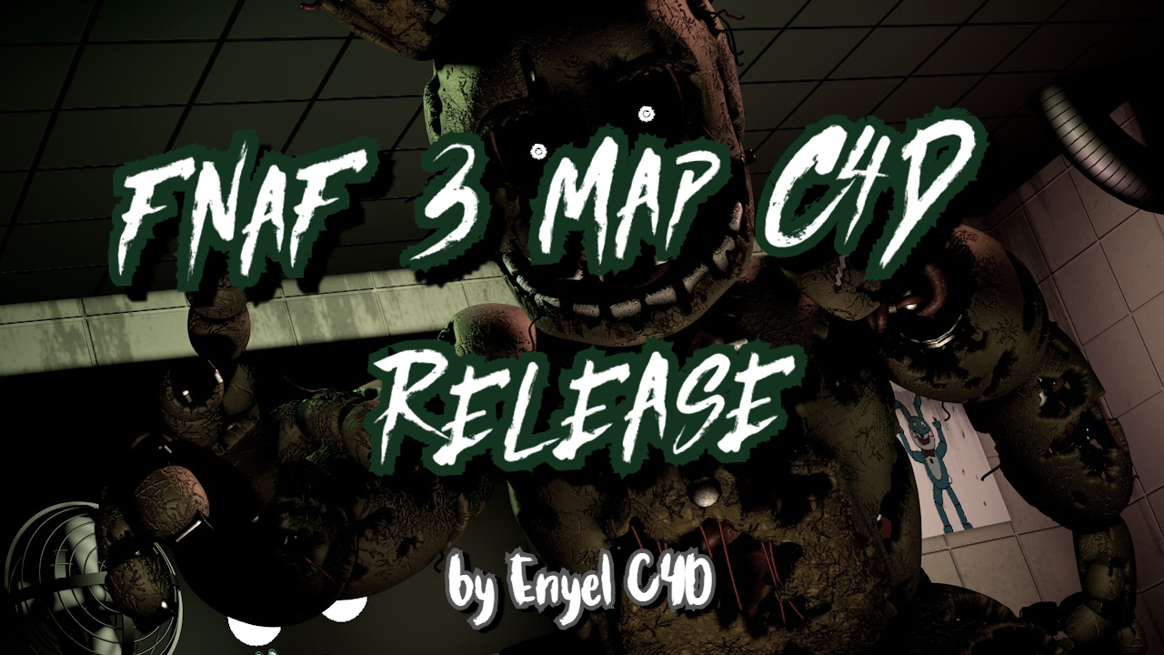 FNAF C4D Realistic map prototype by Anim4D on DeviantArt