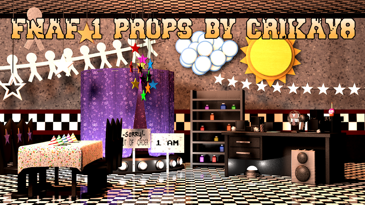 C4D FNaF 2 Map Release! by kaloian47 on DeviantArt