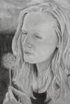 Girl with a Dandelion by silverz777