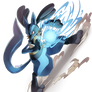 Lucario used Aura Sphere!