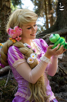 Rapunzel and Pascal - Tangled