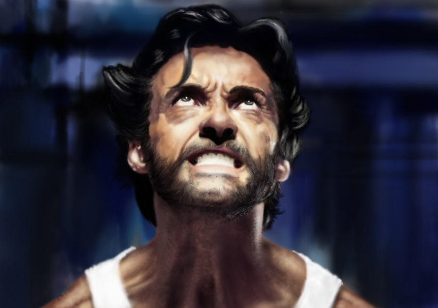 Digital Paint Wolverine