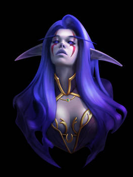 Night elf fanart