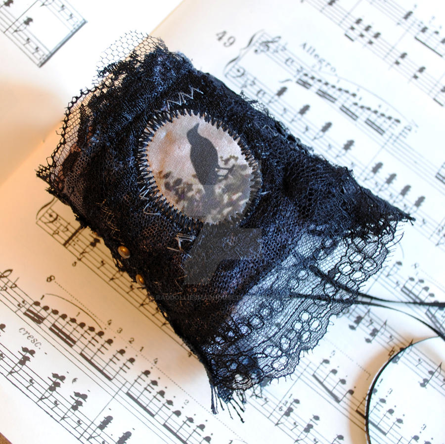 Gothic Wrist Cuff - The Crow