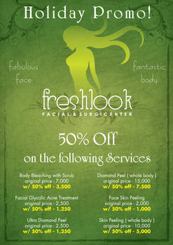 Fresh Look Promo Flier front