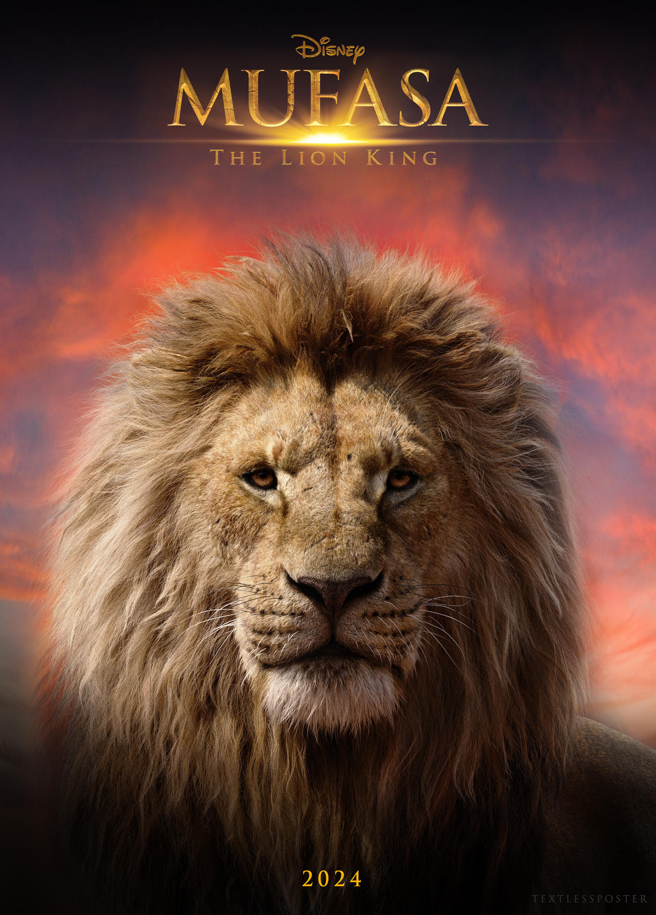 Mufasa The Lion King (2024) Fan Made Poster by HollywoodNewsIndia on