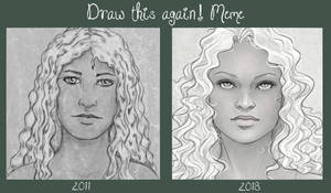 Draw this again Meme - Just a Girl - Hope