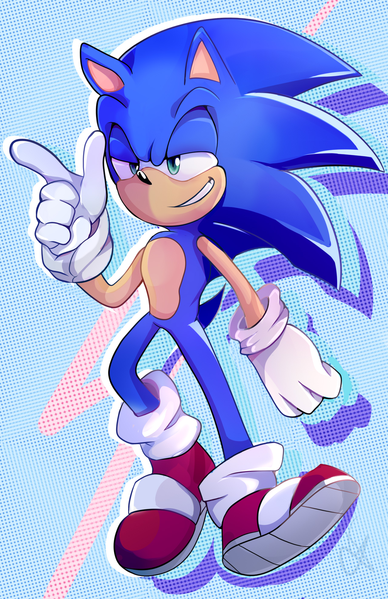 Classic Sonic Fanart by LightFreak86 on DeviantArt