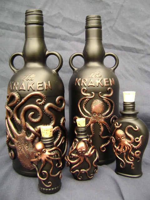 Kraken and Octopus Bottle Collection by MissNicka on DeviantArt