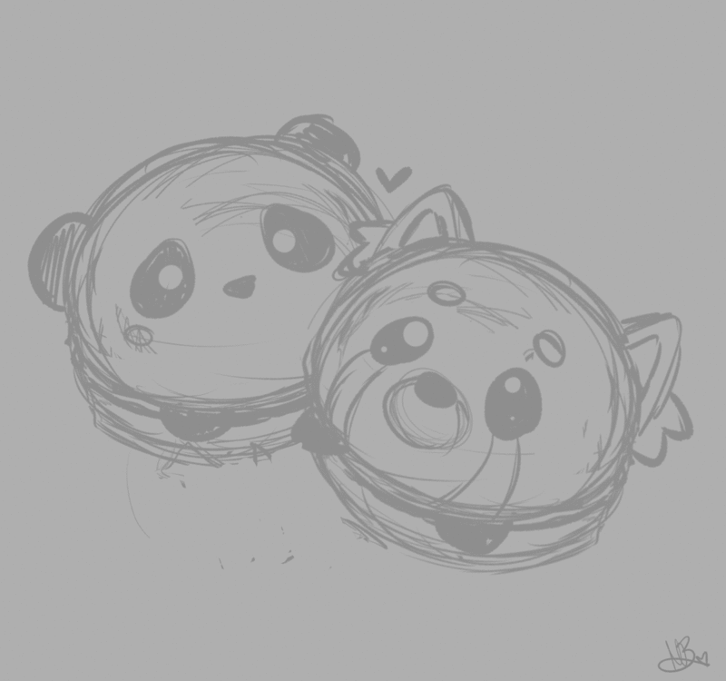 wallpapers Cute Red Panda Drawing Gif panda and red panda macaron gif rb