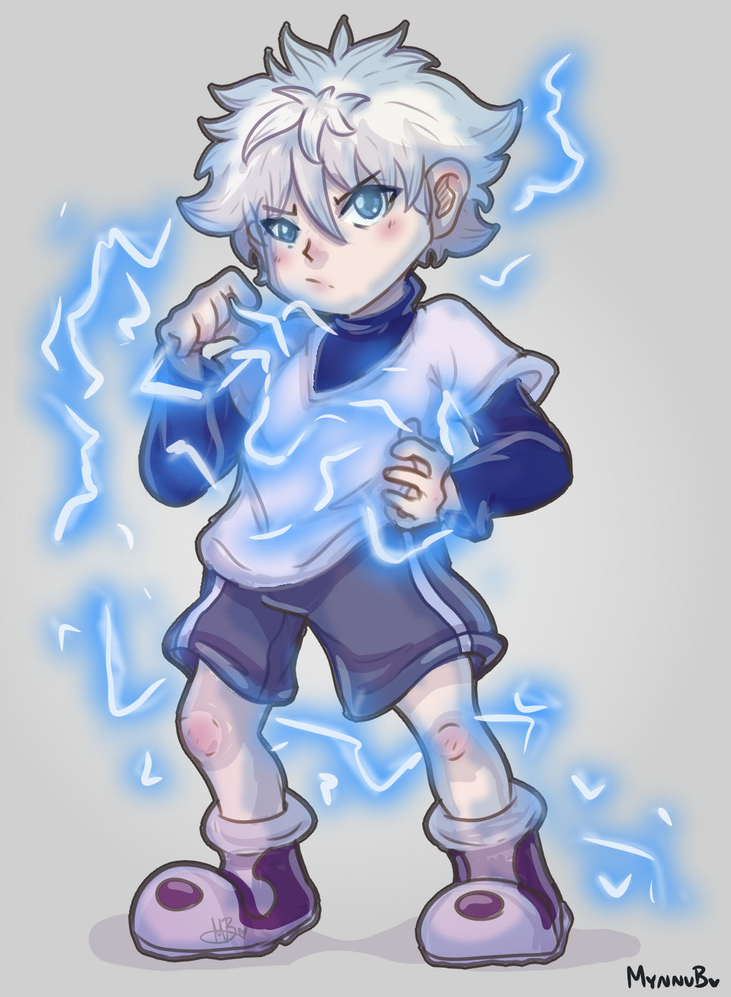 Killua Build HxH | Killua Zoldyck by MynnuB on DeviantArt