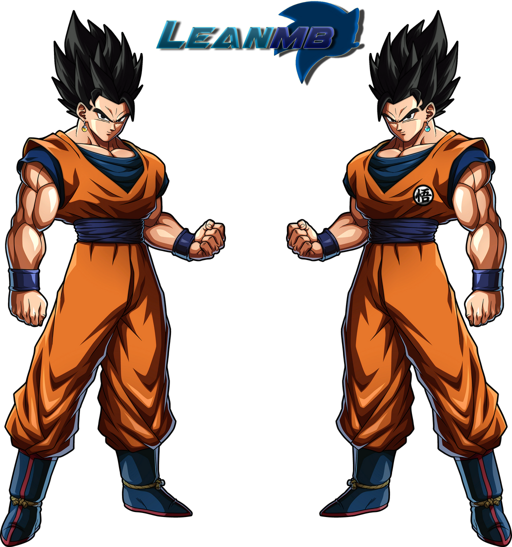 Gokhan (Goku and Gohan Fusion) FighterZ Style by LeandroBuscaglia on
