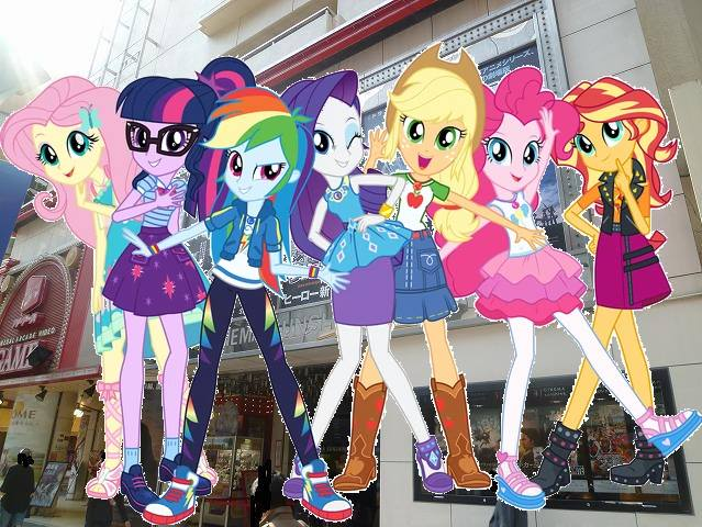 Equestria Girls At Japan Movie Theater by sonicdefenders on DeviantArt