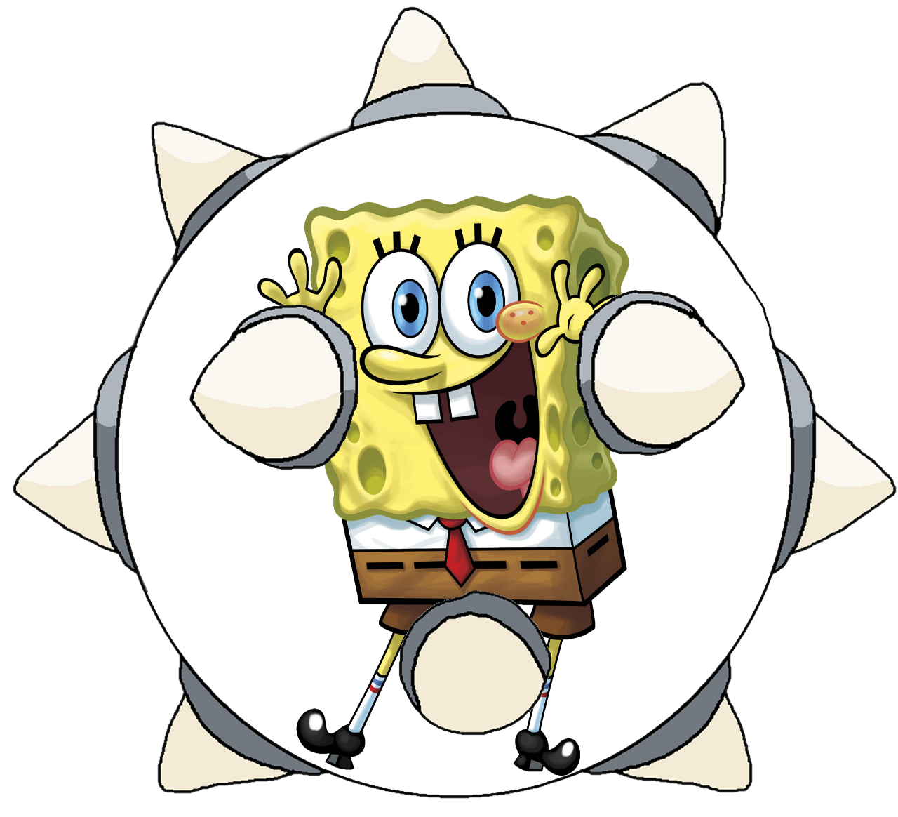 Spongebob in spike ball by sonicdefenders on DeviantArt