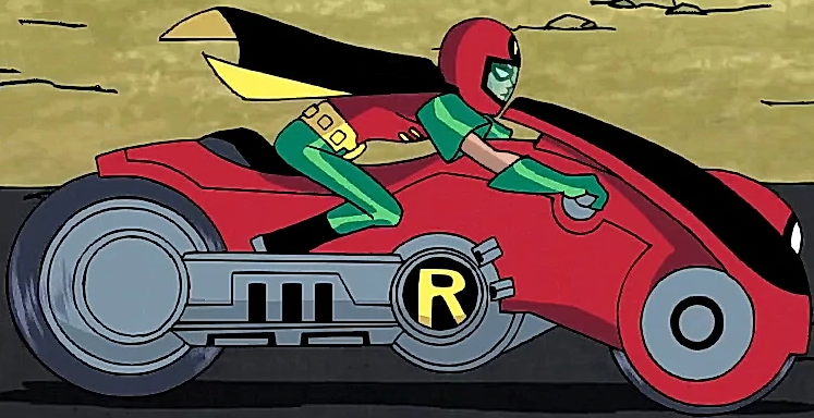 Robin Rides Chopper Robin ride in his R-Cycle by sonicdefenders on DeviantArt