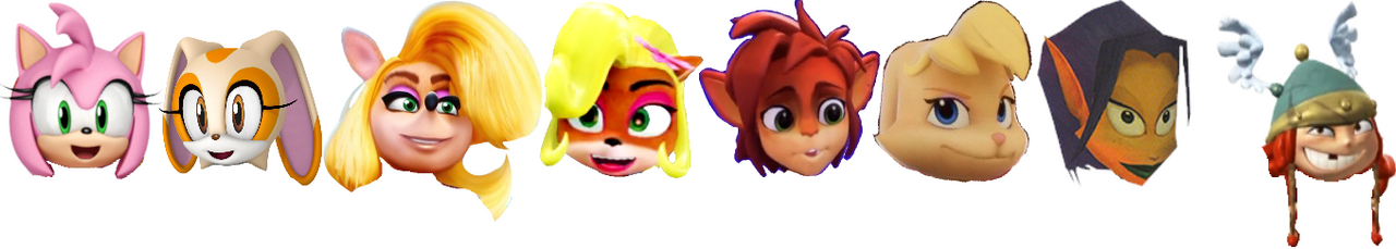 Amy and Friends Bodyless 2 by sonicdefenders on DeviantArt