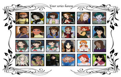 Harem Anime Chart