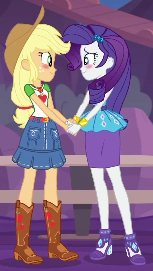 Applejack and Rarity in Love by sonicdefenders on DeviantArt
