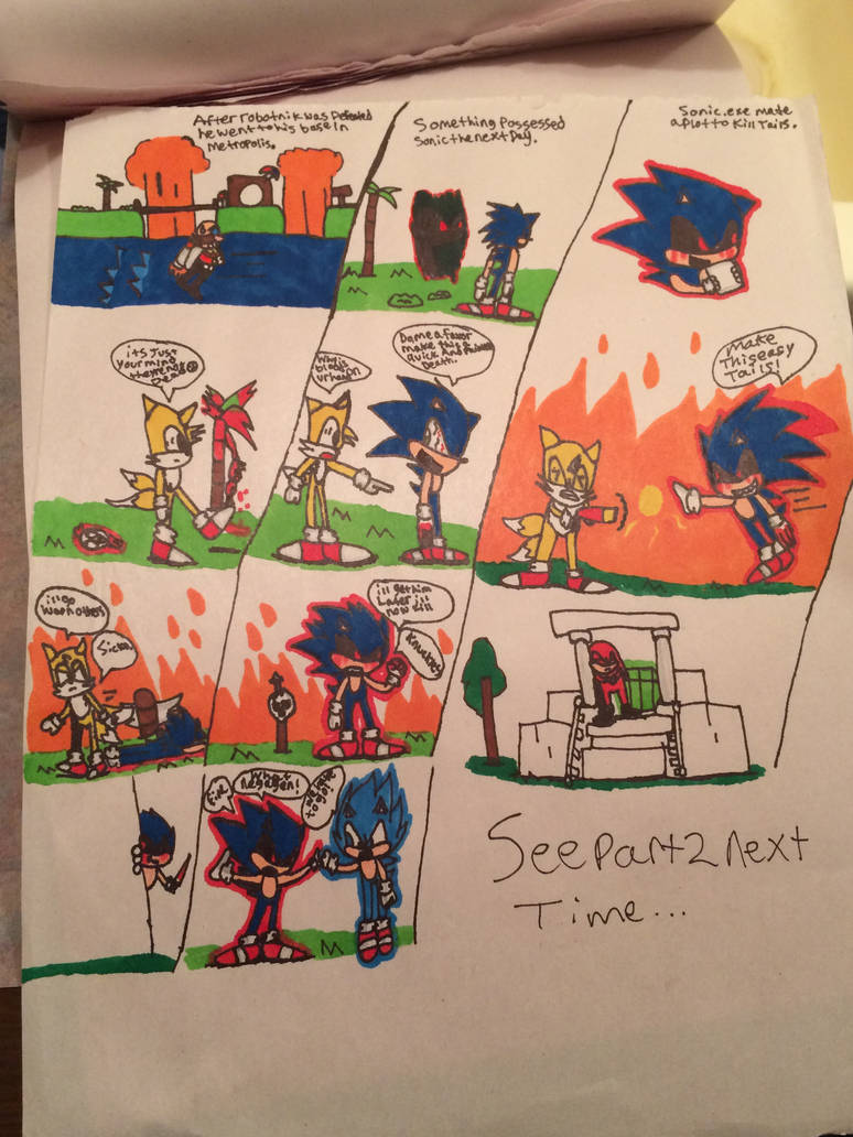 sonic.exe comic part 1 by thesonicfanmaker on DeviantArt