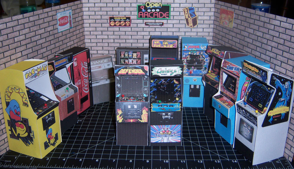 The Paper Arcade by WeirdFantasticToys on DeviantArt