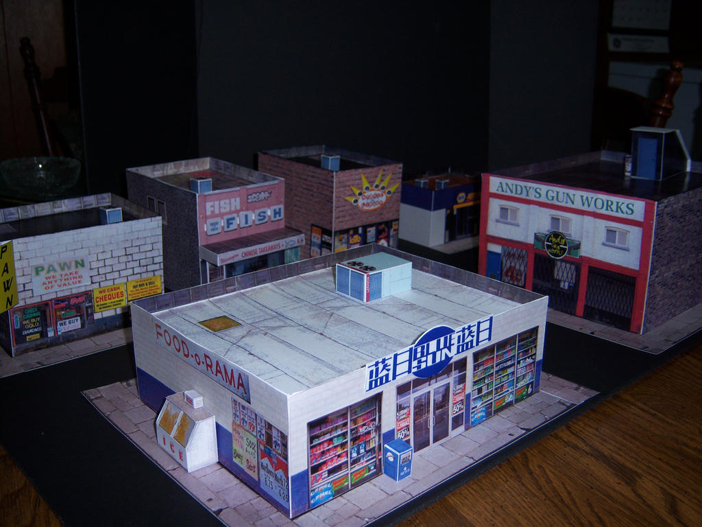 Papercraft City by WeirdFantasticToys on DeviantArt