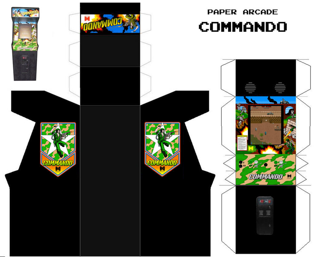 Commando Arcade Template by WeirdFantasticToys on DeviantArt