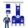 Papercraft USPS Mailbox