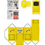 Newspaper Rack Yellow