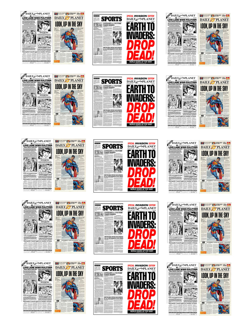 Newspapers by WeirdFantasticToys