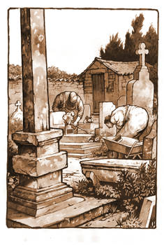 Tending the Graves at Talmont