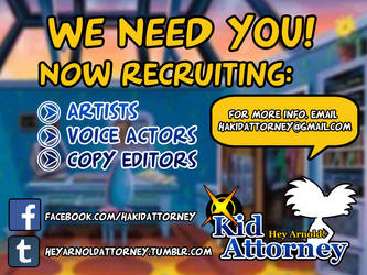 WE NEED YOU!