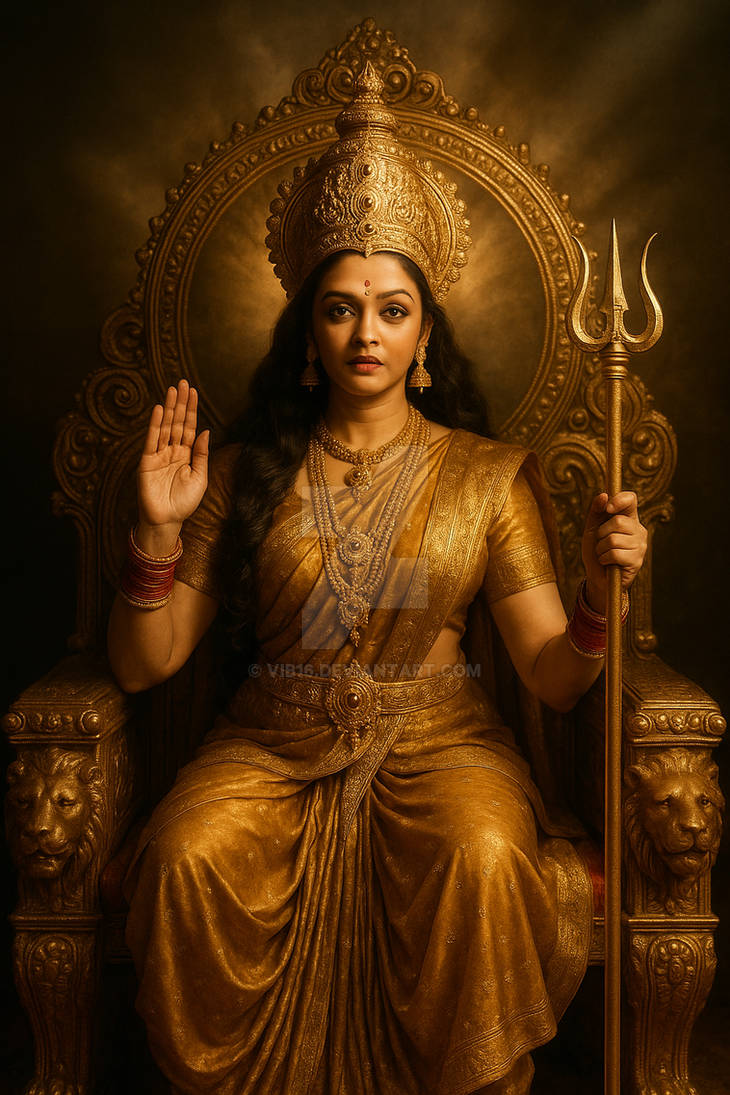 Royal Goddess Durga by VIB16 on DeviantArt