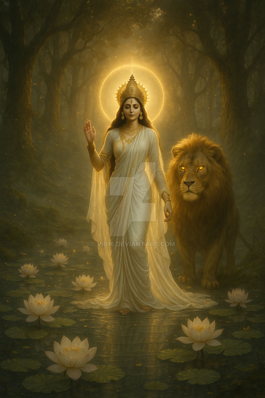 Divine Goddess Durga by VIB16 on DeviantArt