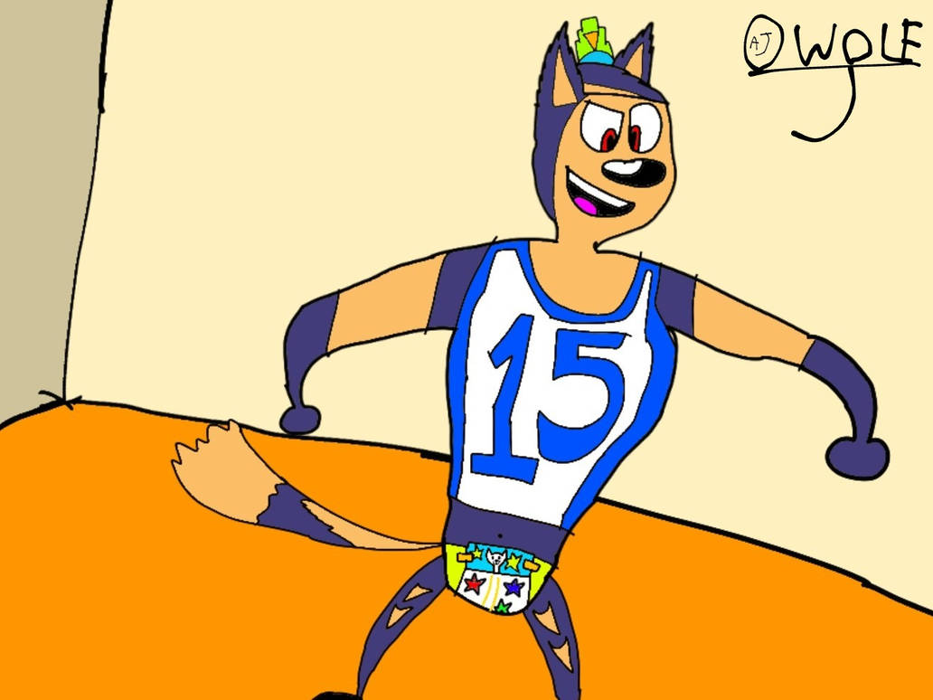 Buff Pup in Buff Padding by JwolfAj2009 on DeviantArt