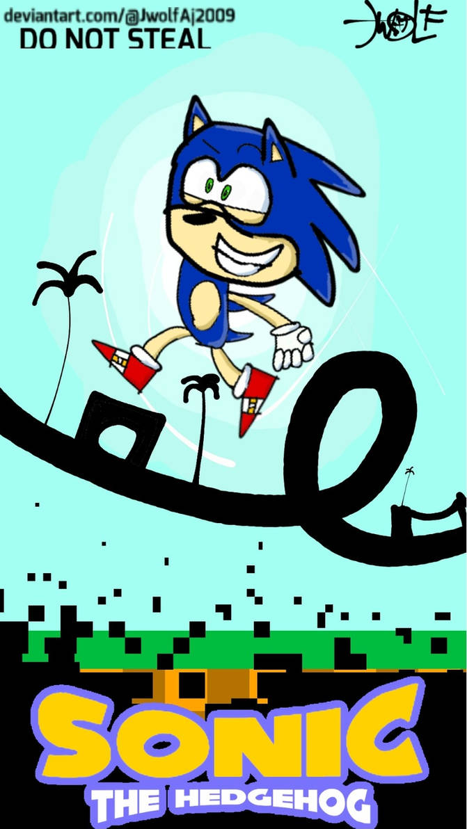 Sonic The Hedgehog by JwolfAj2009 on DeviantArt