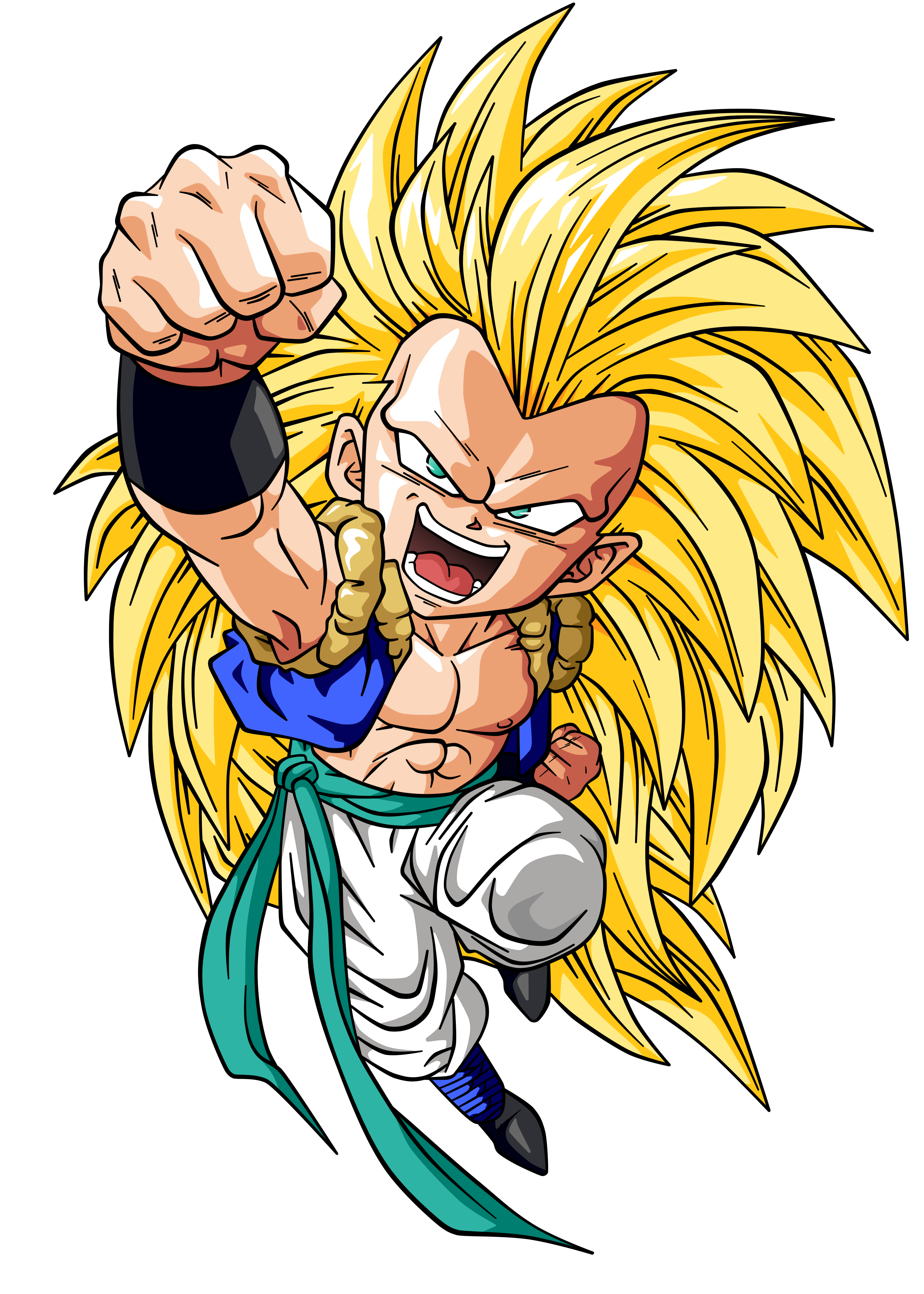 Goku super saiyan 3 by BardockSonic on DeviantArt