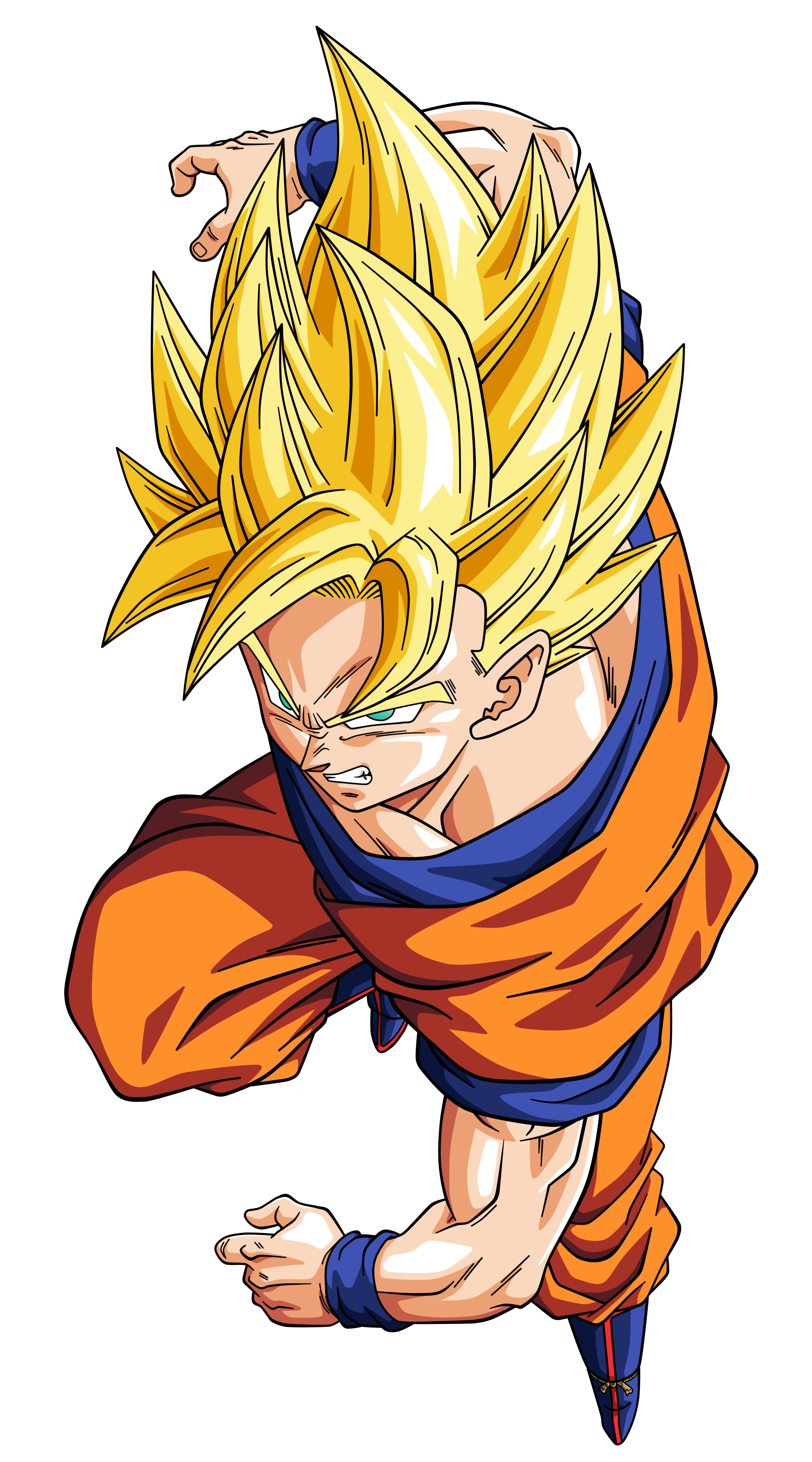 Goku super saiyan 3 by BardockSonic on DeviantArt